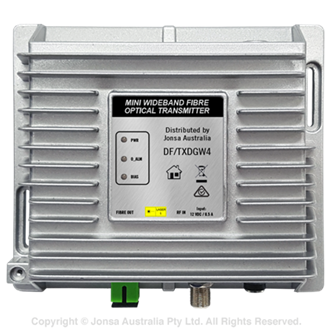 FIBRE WALL MOUNT DIRECT MODULATION TRANSMITTER 4 DBM SC/APC 47 MHZ TO 2400 MHZ